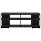 HOMLUX 56.3" TV Stand with 4 Open Shelves in Americano and Black, , large