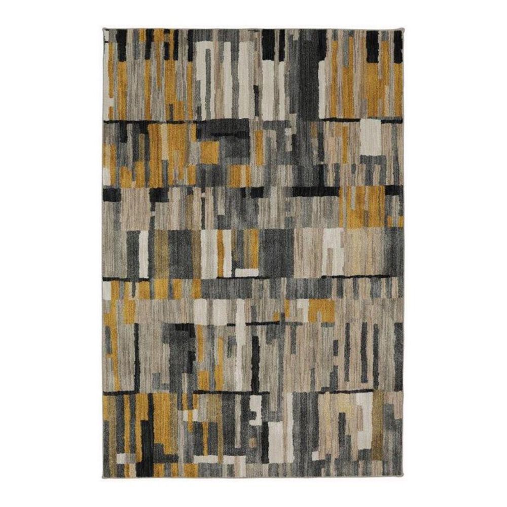 Mohawk Muse Bacchus 91017 5"3" x 7"10" Mustard Area Rug, , large