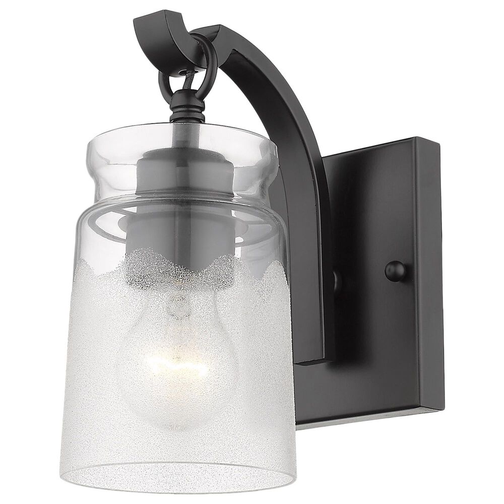 Golden Lighting Travers 1-Light Bath Vanity in Matte Black, , large