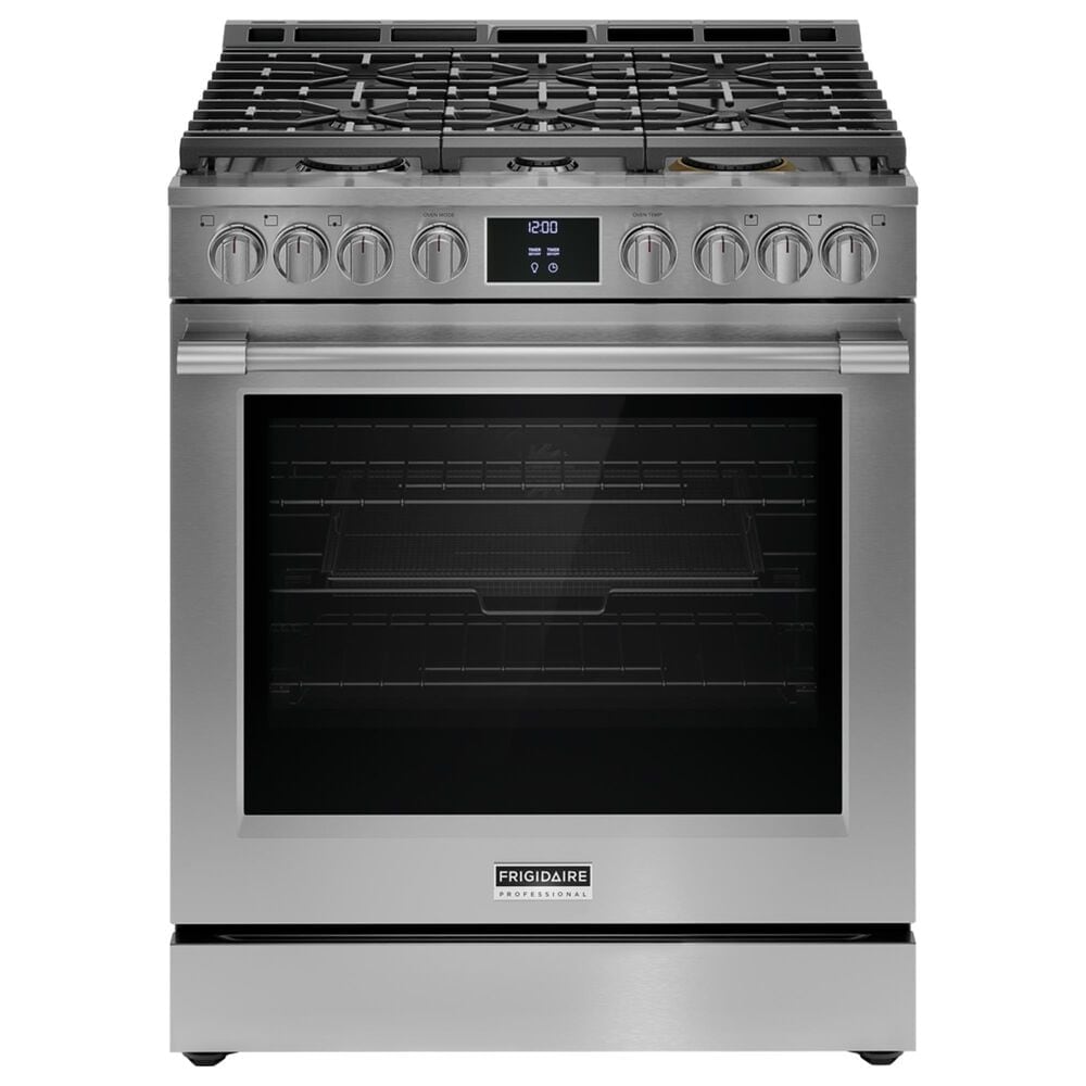 Frigidaire Professional Professional 6 Cu. Ft. Slide-In Gas Range with No Preheat in Stainless Steel, , large