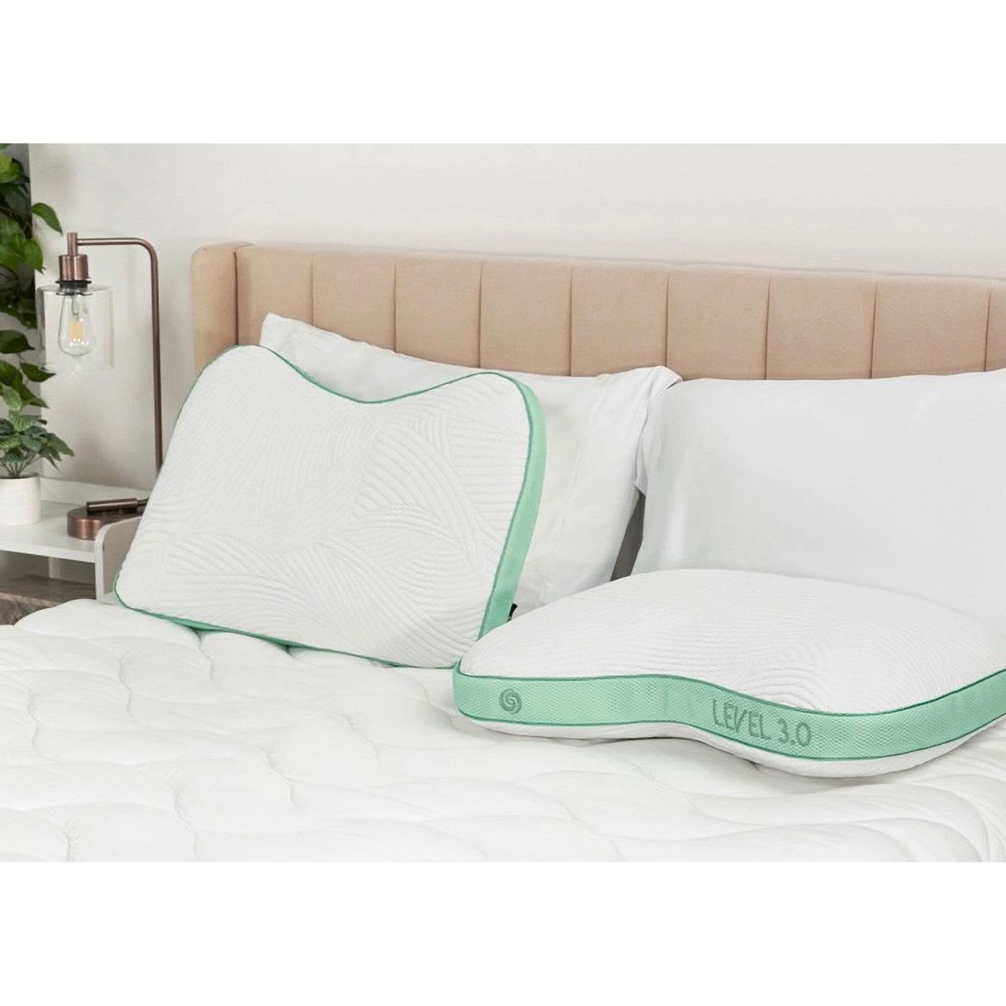 Bedgear Level Performance 1.0 Pillow in White NFM
