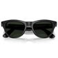 Rayban Glasses Skyler Gen 2 Sunglasses with Graphite Green Transitions Lenses in Shiny Black, , large