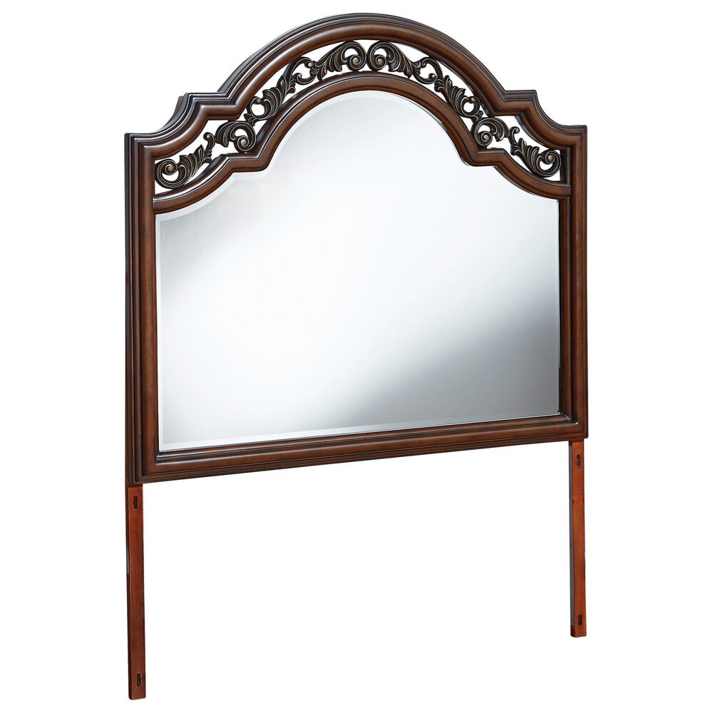 Ashley Lavinton Bedroom Mirror in Cherry Brown, , large