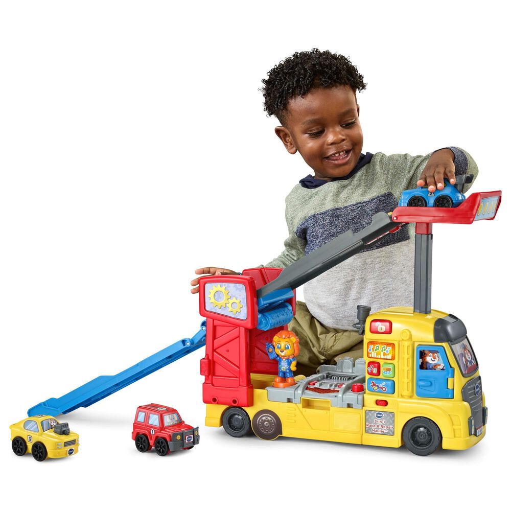 Vtech 3-in-1 Race and Repair Hauler, , large