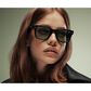 Rayban Glasses Wayfarer Gen 2 53mm Sunglasses with Clear and Graphite Green Transitions Lenses in Shiny Black, , large