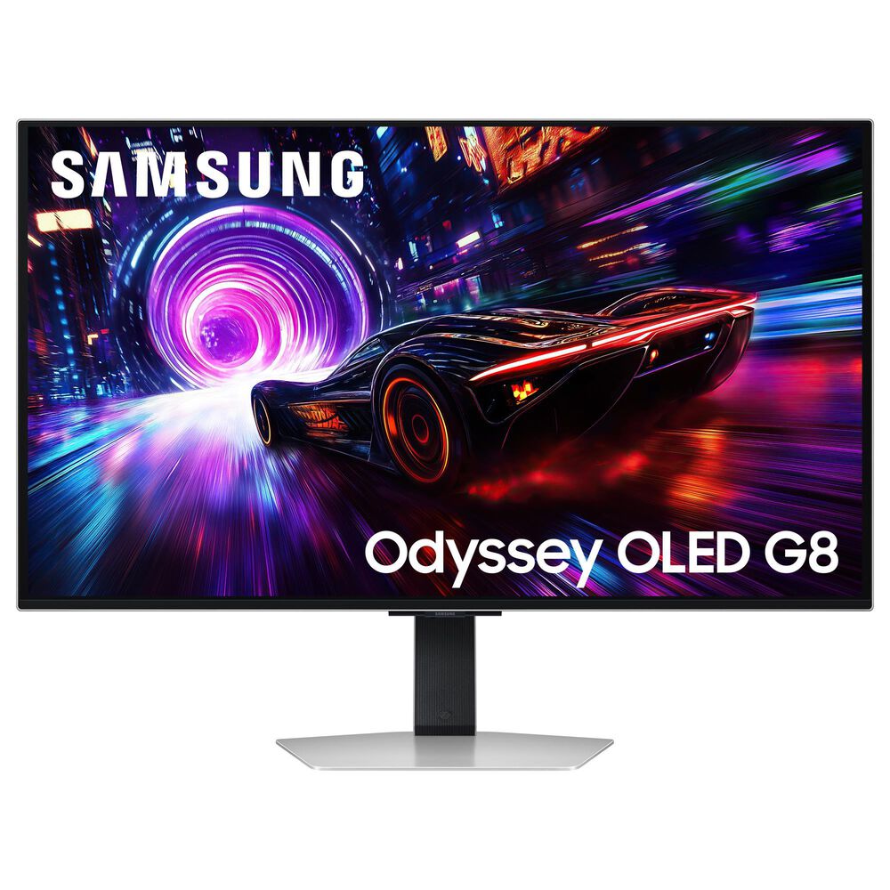 Samsung 32" Odyssey OLED G8 G81SF UHD 4K 240Hz Gaming Monitor in Silver, , large