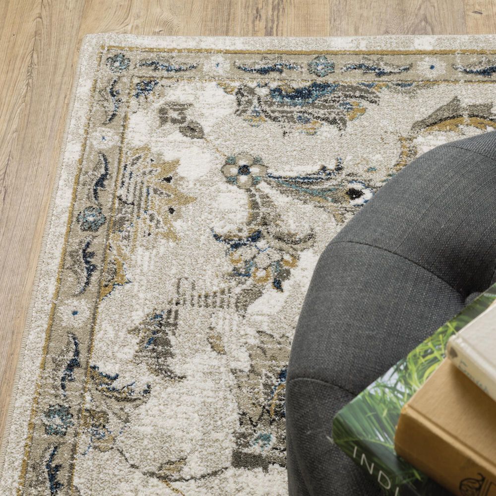 Oriental Weavers Venice Salerno 2&#39;3&quot; x 7&#39;6&quot; Beige and Gold Runner, , large