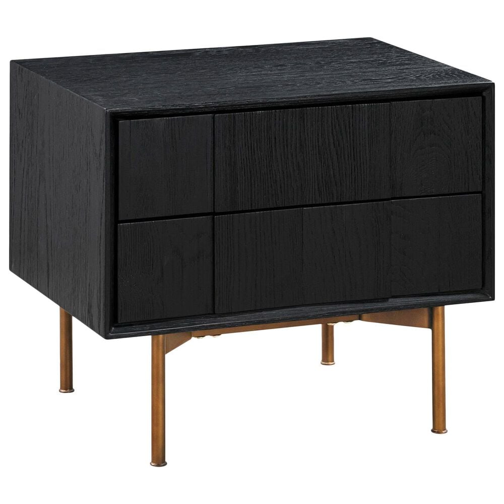 Blue River Carnaby 3-Piece King Bed Set in Black Brushed and Bronze, , large