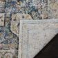 Safavieh Aria ARA106E 2" x 8" Beige and Blue Runner, , large