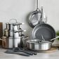 Green Pan Apex 13-Piece Nonstick Cookware Set in Stainless Steel, , large