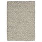 Nourison Riverstone Grey and Ivory 2" x 3" Area Rug, , large