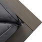 Hearth and Haven Brava Outdoor Corner Bench with Coffee Table in Dark Gray, , large
