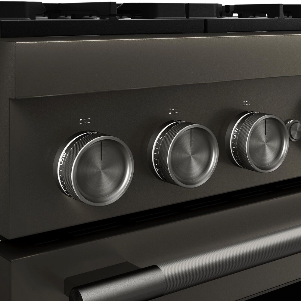 KitchenAid 36" Commercial Dual Fuel Range in Black Ore, , large