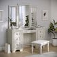 Chapel Hill Camila Vanity Stool in Camila White, , large