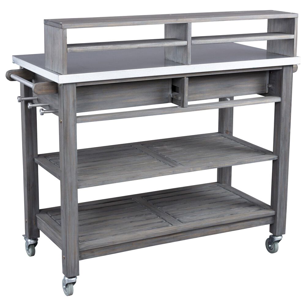 Homestyles Maho Potting Bench in Gray, , large