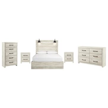 Signature Design by Ashley Cambeck 5-Piece Queen Bedroom Set in Whitewash, , large
