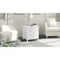 Jennifer Taylor Home Dauphin End Table in Merino White, , large
