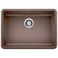 Blanco Precis 25" ADA Single Bowl Kitchen Sink in Cafe, , large