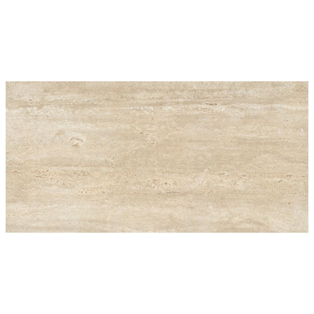 Emser Jargon Beige Strata 24" x 48" Glazed Porcelain Tile, , large