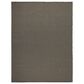 Nourison Horizon HOZ02 Charcoal 8" x 10" Indoor/Outdoor Area Rug, , large