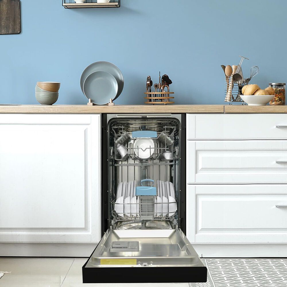 Danby 18" Wide Built-in Dishwasher in Black, , large
