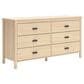 Ashley Cabinella 6-Drawer Dresser in Tan, , large