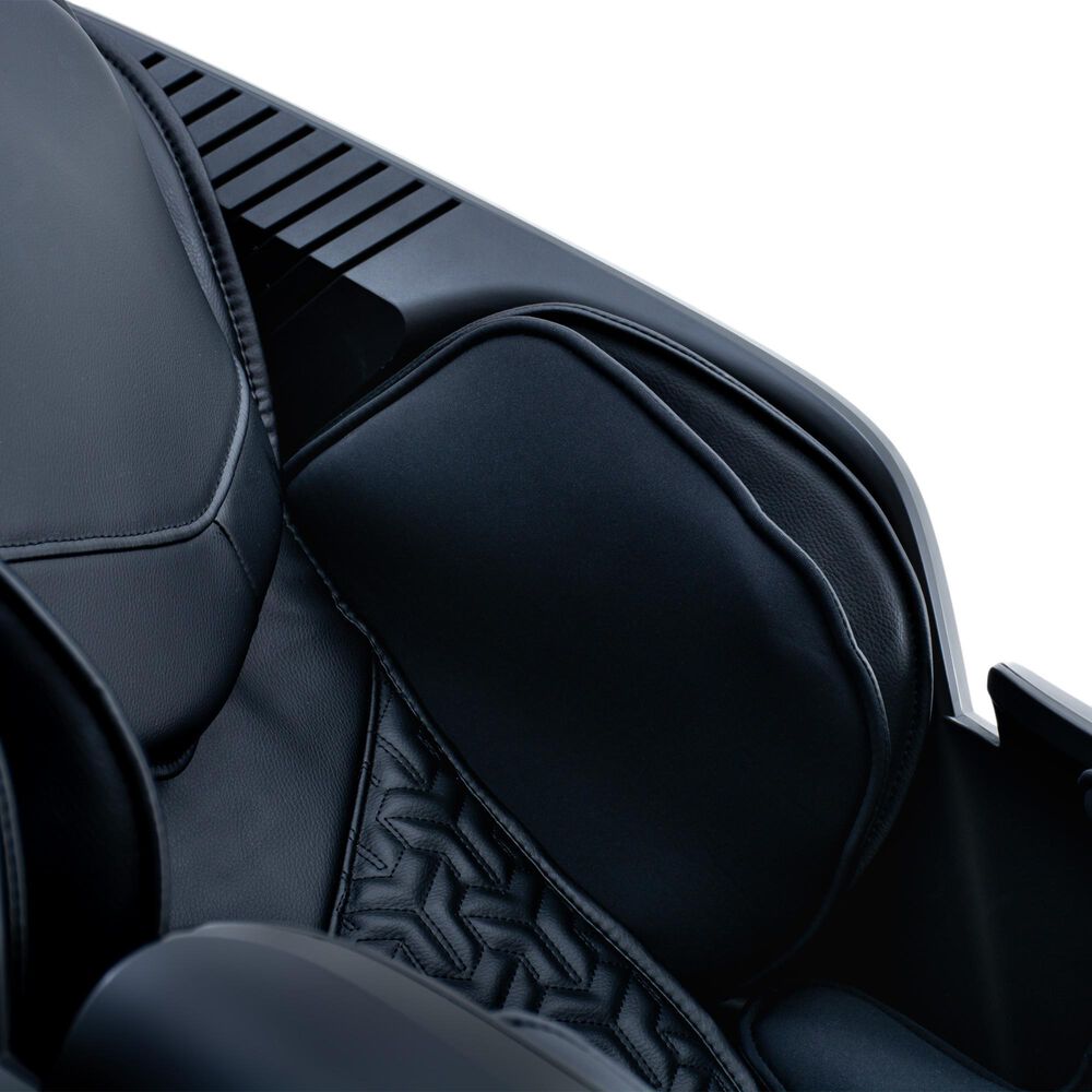 Cozzia Shiatsu Massage Chair with 2D Li Flex Track in Black, , large