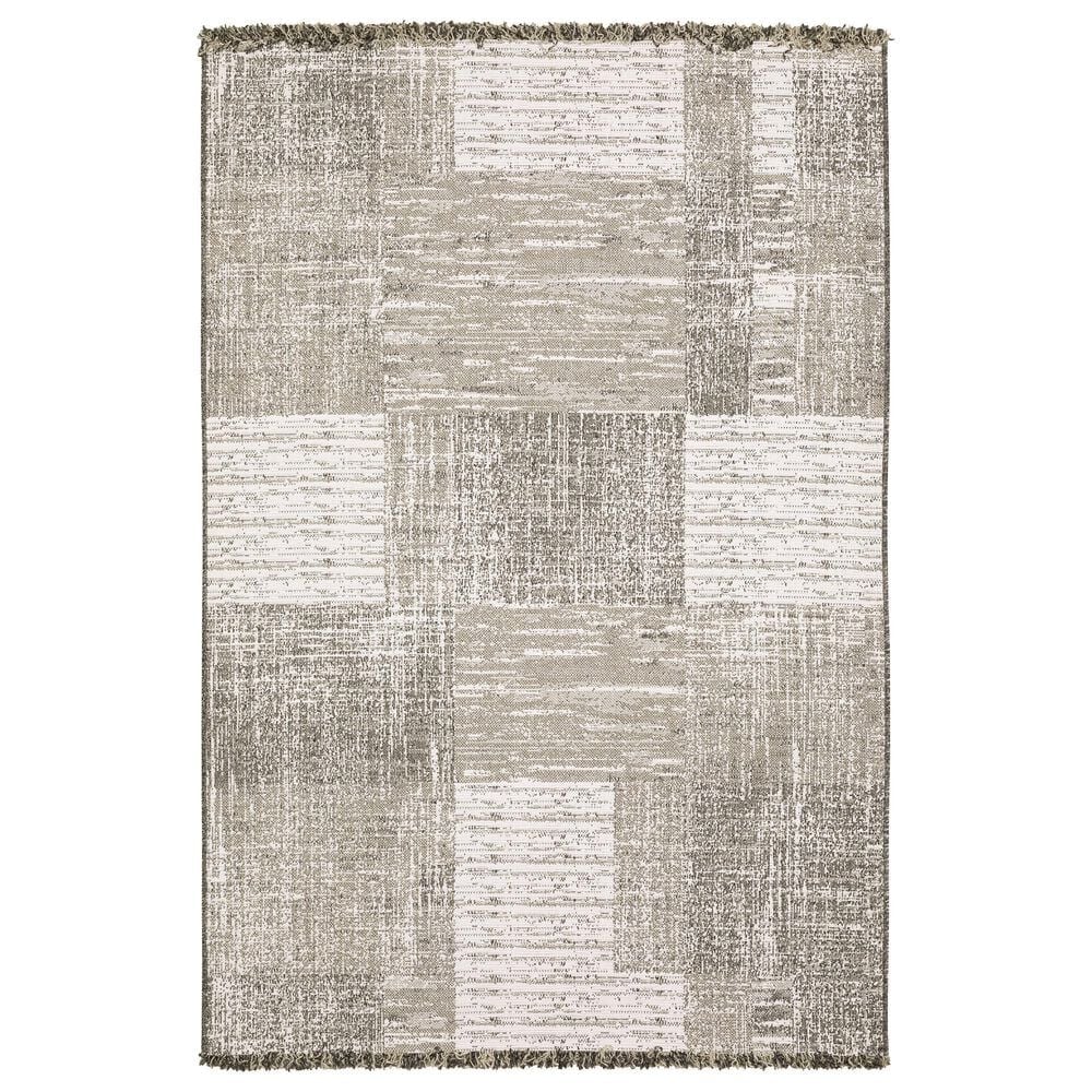 Oriental Weavers Gillian 081V4 1"10" x 7"6" Beige Runner, , large