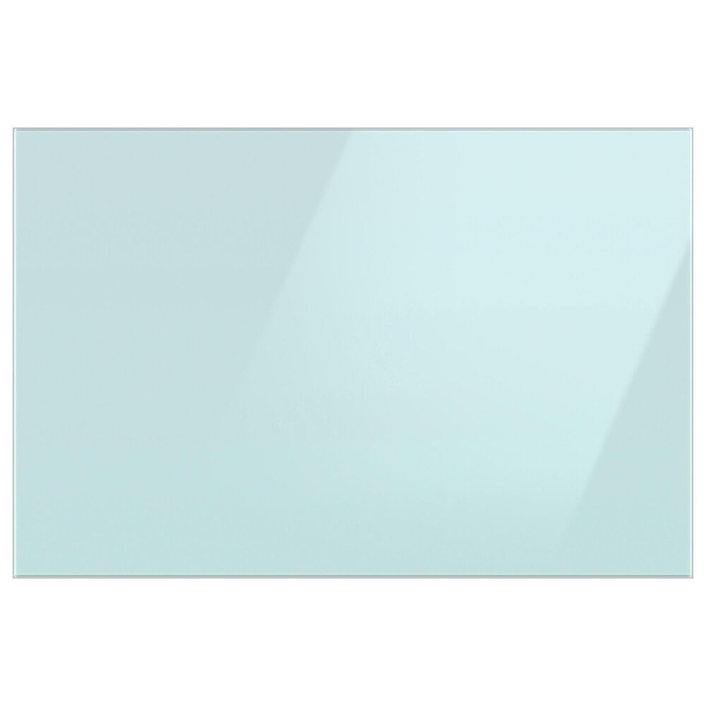 Samsung Bespoke Bespoke 3-Door French Door Refrigerator Bottom Panel in Morning Blue Glass, , large