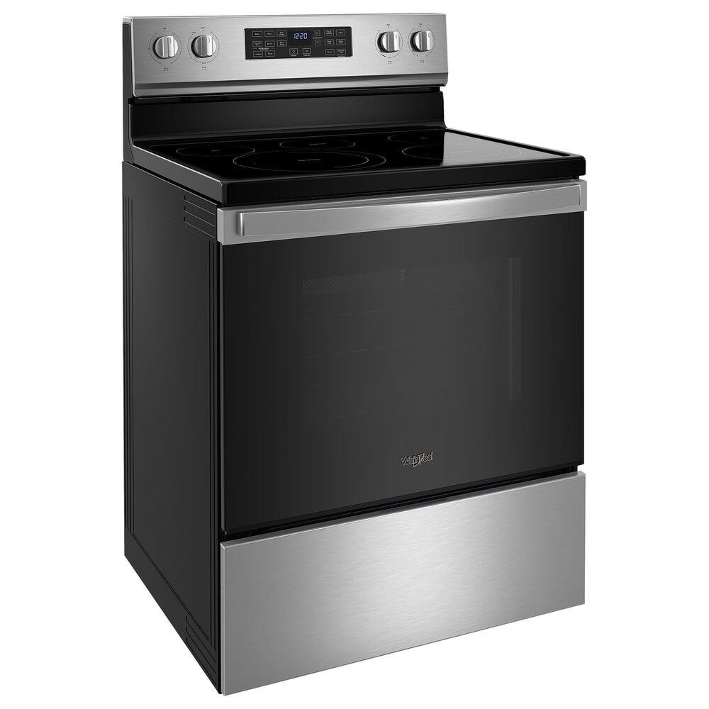 Whirlpool 5.3 Cu. Ft. Electric Range 5-in-1 Air Fry Oven in Fingerprint Resistant Stainless Steel, , large