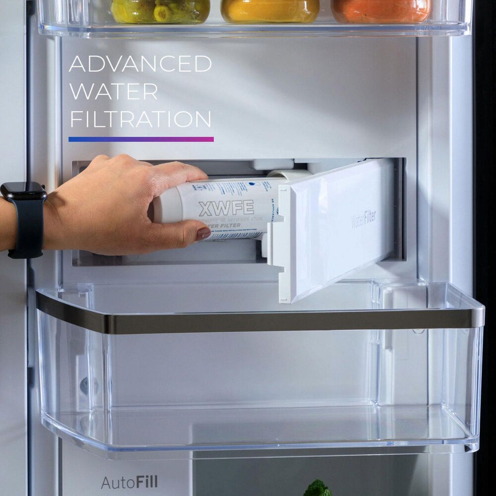 GE Profile 28.4 Cu. Ft. 4-Door Smart French Door Refrigerator in Stainless Steel, , large