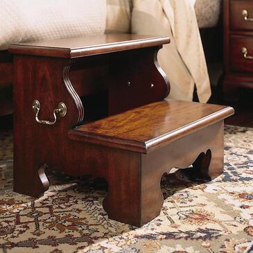 American Drew Step Stool in a Medium Wood Finish, , large