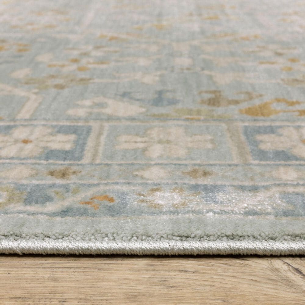 Oriental Weavers Maeve Blue and Grey 2'3" x 7'6" Runner, , large