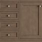 James Martin Vanities Chicago 60" Single Bathroom Vanity in Whitewashed Walnut with 3 cm Parisien Bleu Quartz Top and Rectangular Sink, , large