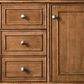 James Martin Vanities Bristol 48" Single Bathroom Vanity in Saddle Brown with Single Hole 3 cm White Zeus Quartz Top and Rectangular Sink, , large