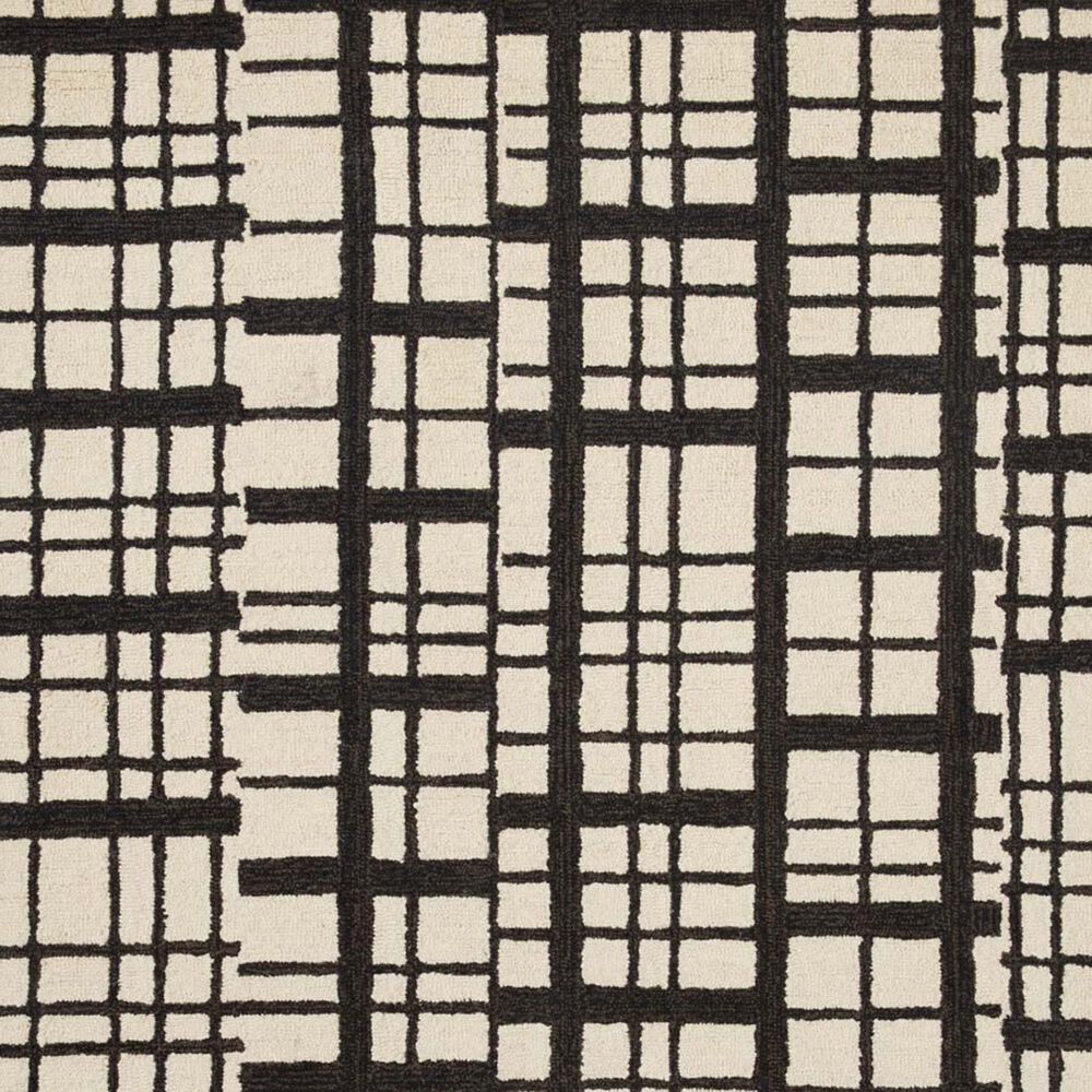 Chris Loves Julia x Loloi Polly 2&#39;3&quot; x 3&#39;9&quot; Black and Ivory, , large