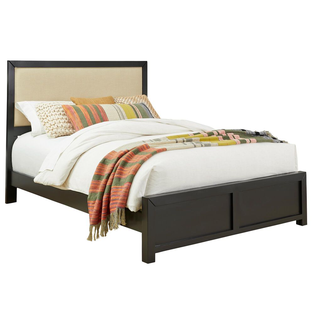 Tiddal Home Warrior 4-Piece King Panel Bedroom Set in Black, , large
