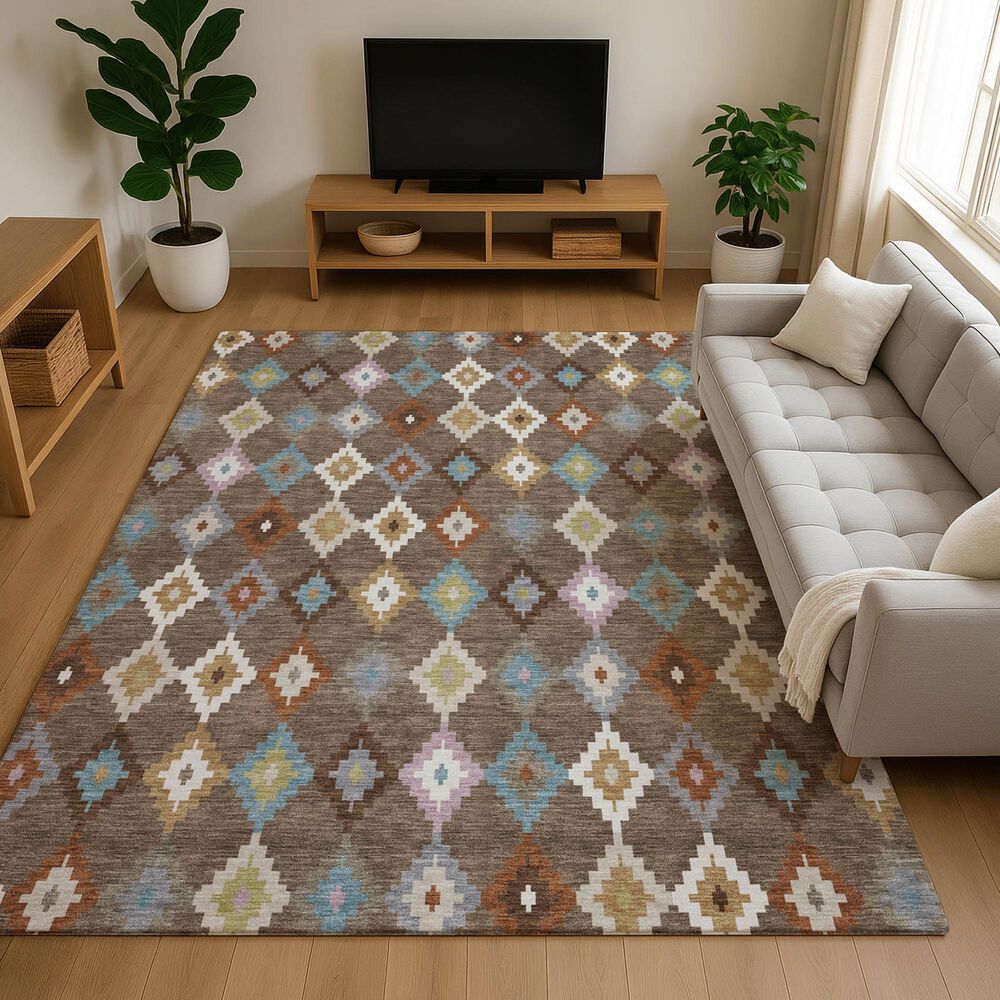 Dalyn Rug Company Kenner KN10 Chocolate 3' x 5' Area Rug, , large