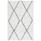 Safavieh August Shag 9" x 12" Ivory and Grey Area Rug, , large