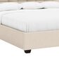 Bernhardt Avery Queen Upholstered Panel Bed in Beige and Tan, , large