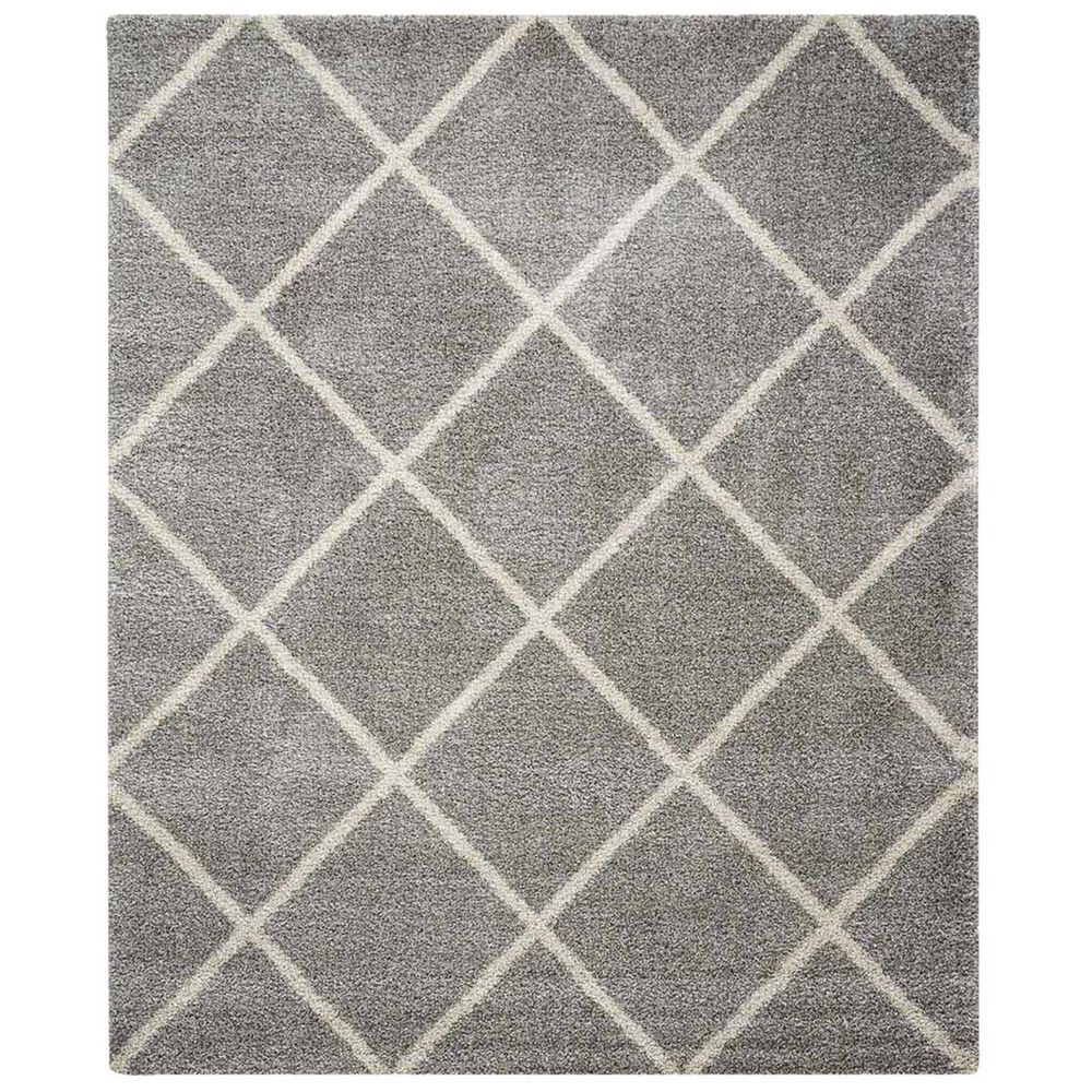 Nourison Brisbane BRI03 5" x 7" Ash Area Rug, , large