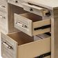 Wycliff Bay Willow Lane Double Pedestal Executive Desk in Natural, , large