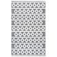 Safavieh Natura NAT479A 5" x 8" Ivory and Black Area Rug, , large
