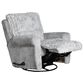 Hartsfield Foxy Swivel Glider Recliner in Nickel, , large