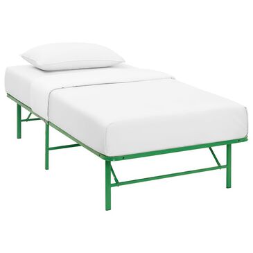 Modway Horizon Platform Twin Bed Frame in Green, , large