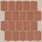 Shaw Embrace Sunset 10" x 10.75" Glass Mosaic Sheet, , large