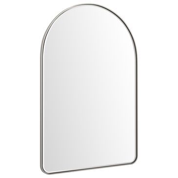 James Martin Vanities Rohe 24" Arched Mirror in Satin Nickel, , large