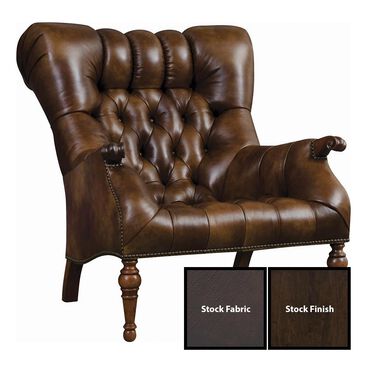 Stickley Furniture Fine Upholstery Leopold"s Chair in Rialto Coffee, , large