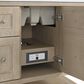 James Martin Vanities Breckenridge 36" Single Vanity in Whitewashed Oak with 3 cm Ethereal Noctis Quartz Top, , large