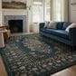 Rifle Paper Co. x Loloi Laurel Eleanor 6"6" x 9"2" Navy Area Rug, , large